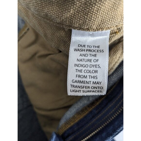 Duluth Trading Co Jeans Mens 42x30 Blue Carpenter Denim Casual Work Pants Y2K - Picture 9 of 9